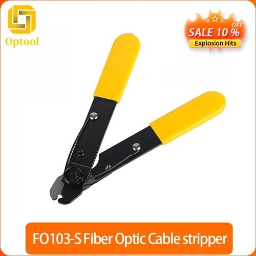 Free shipping FO103-S single hole fiber optic cable stripper Miller clamp Fiber stripping pliers FO103-S Cable Stripping Tool