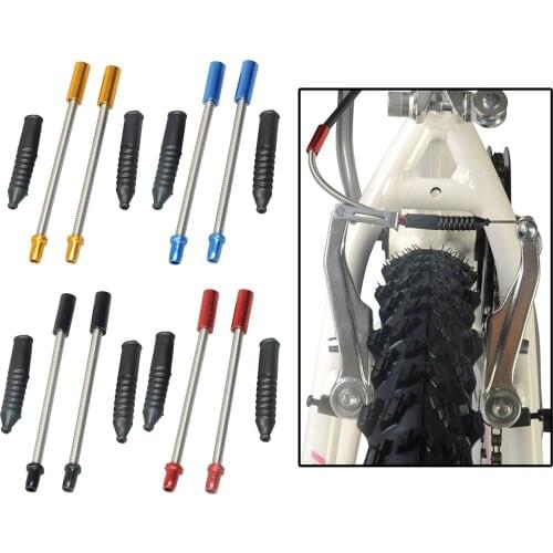 Bicycle V Brake Brake Bent Pipe Stainless Steel Oiling Bendable Spring Mountain Road Folding Bike Flexible Cable Guide