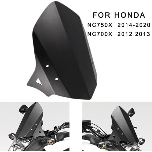 Motorcycle Accessories Sports WindScreen Windshield Wind Deflectors Fits For HONDA NC700X 2012 - 2013 NC750X 2014 - 2020