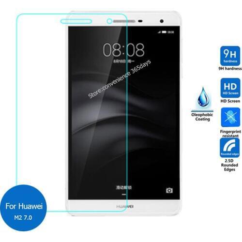 For Huawei Mediapad M2 7.0 Tempered Glass screen Protector 9h Safety Protective Film On Media pad M 2 7 Youth PLE-703L 7inch