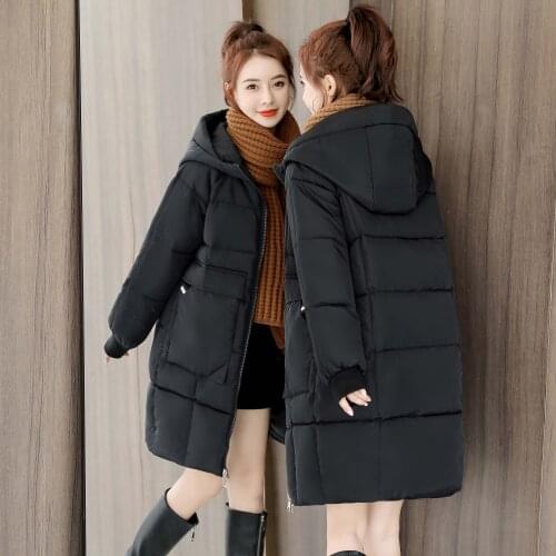 ZB4945 2021 autumn winter new Korean version women fashion warm thickened coat cotton-padded jacket cheap wholesale