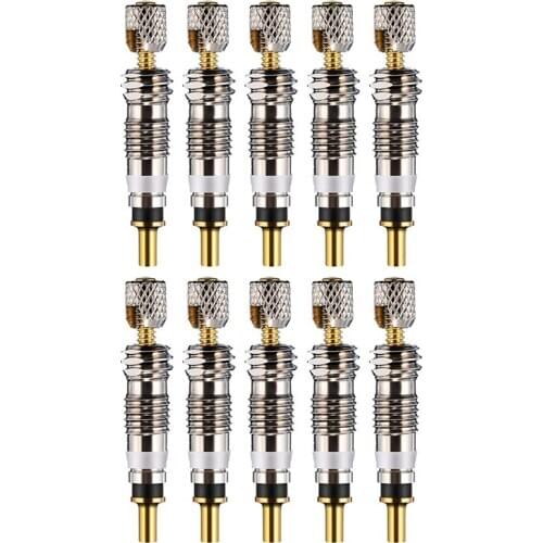 10 Pieces Valve Core Bike Replacement Tubeless Core for Tubeless Road MTB Bike,Bicycle Accessories