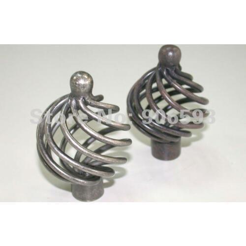 24pcs lot free shipping birdcage vintage furniture knobs