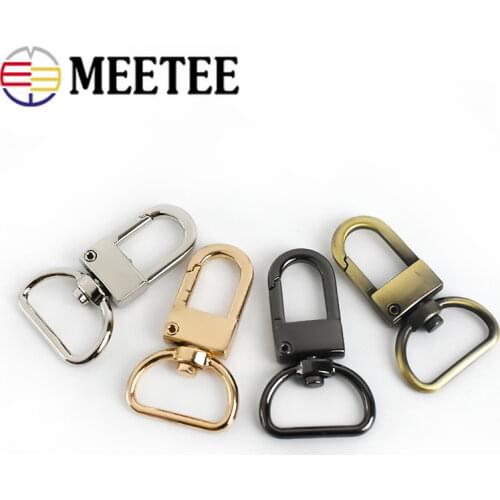 5/10/30pcs 20mm Metal Bag Buckle Dog Collar Swivel Clasp Trigger Snap Hooks Key Chain Buckles Hanger DIY Sewing Accessories
