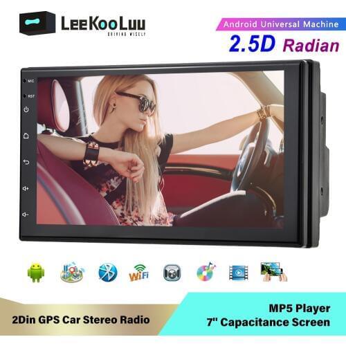 LeeKooLuu Android 2 Din Car radio Multimedia Video Player Universal auto Stereo GPS For Volkswagen Nissan Hyundai Kia toyota