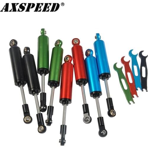 AXSPEED 4 PCS/lot 100mm Axial SCX10 D90 SUSPENSION SHOCKS SHOCKS ABSORBER 100MM RED Blue Green