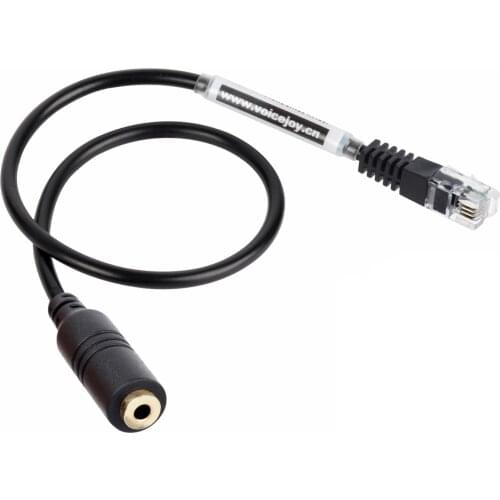 Free shipping 2.5MM Headset Adaptor cables 2.5mm jack to RJ9 connector for telephone headset RJ9 to 2.5mm adapter for NOTEL