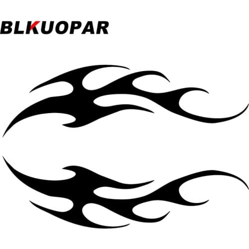 BLKUOPAR for Tribal Flame Car Stickers Sunscreen Occlusion Scratch Decal Vinyl Trunk Skateboard Bicycle Decor Car Door Protector