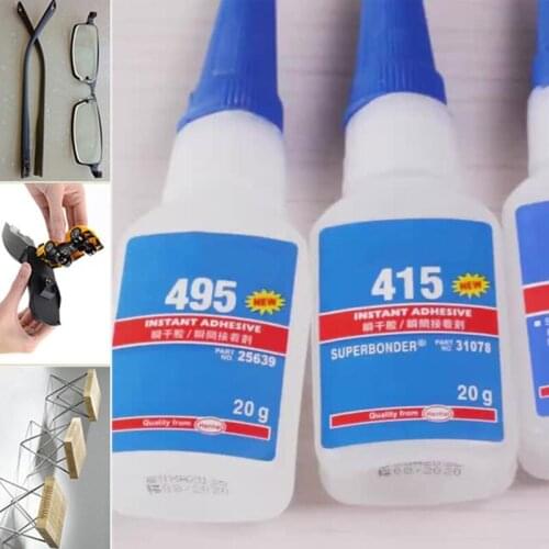 20g 401 Instant Adhesive Quick Drying Universal Glue Multi-purpose Super Glue for Bonding Wood Plastic Metal Repair Shoes