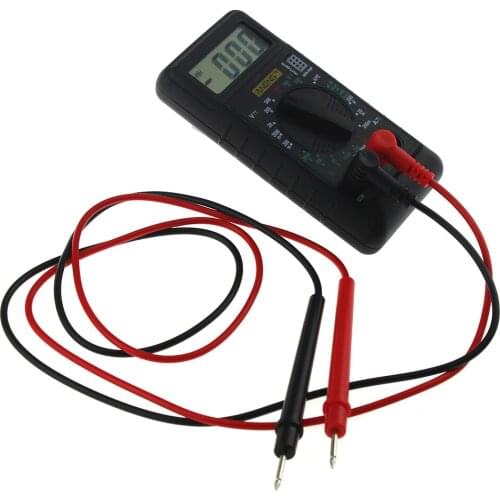 Mini Digital Multimeter With Buzzer Overload Protection Pocket Voltage Ampere Ohm Meter DC AC LCD Portable