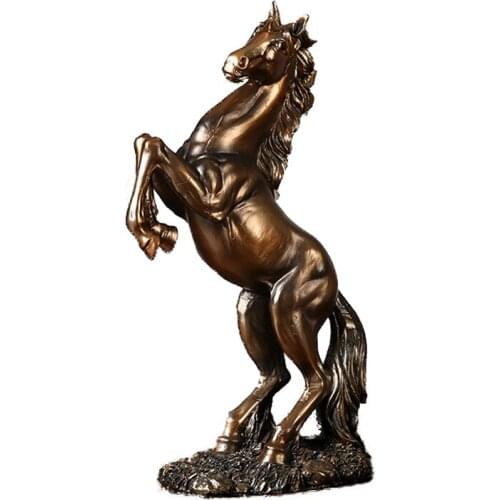 Window Display Ornaments Decoration Horse Sculpture Resin Crafts Horse Statue Home Decoration Accessories Ornaments Decoration