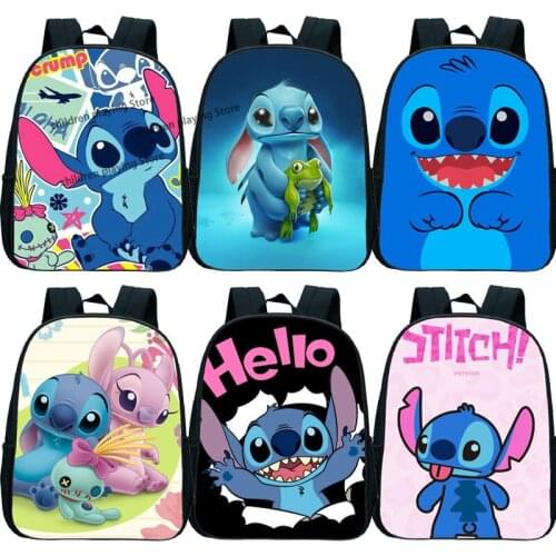Star Baby Stitch Childrens School Bag Cartoon Backpack Cute 3D Printed Baby Boy Satchel Baby Girl School Backpack Knapsack Gift