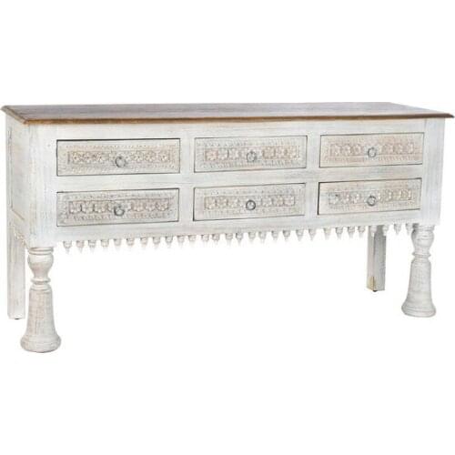 Console DKD Home Decor Mango wood (157 x 44 x 76 cm)