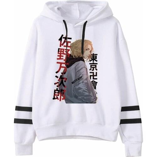 Japan Anime Tokyo Revengers Print Men Hoodies Sweatshirt Manjiro Sano Streetwear Pullover Hoody
