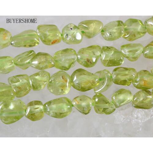 Free Shipping 2x3-4x6MM Natural Stone Green Peridot Olivine Loose Beads String 16 inches S074
