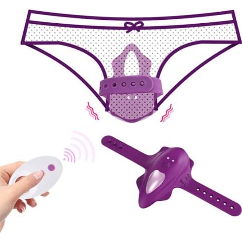 Wearable Adult Female Sex Toys Clit Stimulator Vibrator Panties with Remote