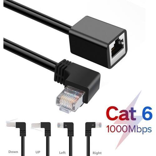 RJ45 Cat 6 Ethernet Extension Cable Rj45 Cat6 Ethernet Lan Network Cable Male to Female Adapter for PC Laptop 0.5M 2M 3M