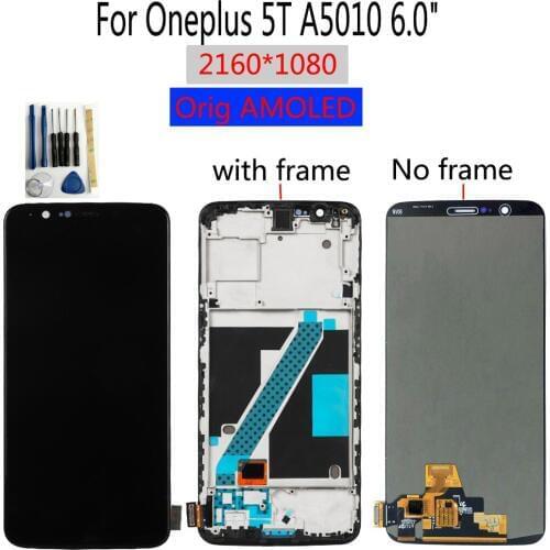 Shyueda Oig For Oneplus 5T 1+5T A5010 6.0" LCD Display Touch Screen Digitizer with tools