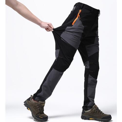 TWTOPSE Men Elastic Water Resistant Hiking Camping Pants Breathable Durable Anti-sweat Sports Cycling Bike Bicycle Pant Trousers
