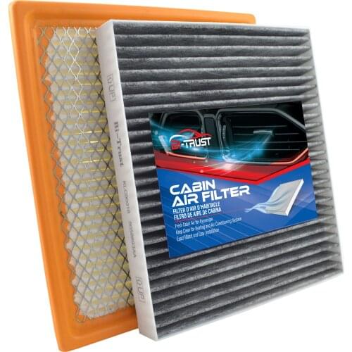 Bi-Trust Engine & Cabin Air Filter for 2009-2019 Dodge Journey L4 2.4L/2009-2010 Dodge Journey V6 3.5L CF10729