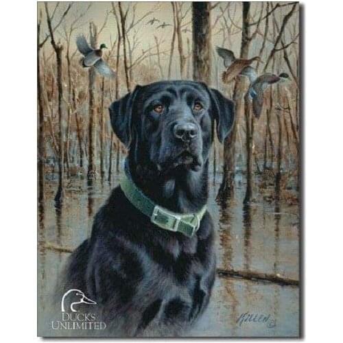 Ducks Unlimited Great Retrievers Tin Signs for Wall Bar Pub Home Retro Decor 12x8 Inch