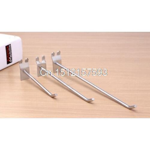 10pcs Irony Single Hook 5cm 10cm 15cm 20cm Length For Shelf Al Groove Plate