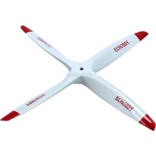 12x6 12x7 12x8 12x9 12x10 CCW 4 Blades Engine Power Wood Propeller White Color for Nitro Gasoline RC Model Aircrafts