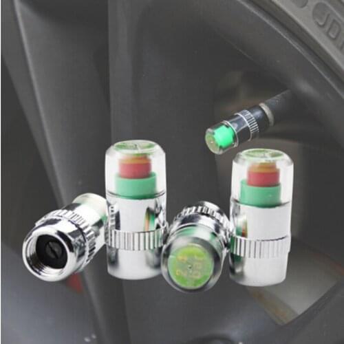 Car Auto Tire Air Pressure Valve Stem Caps Sensor Indicator Alert For Acura MDX RDX TSX ZDX RL TL RLX ILX