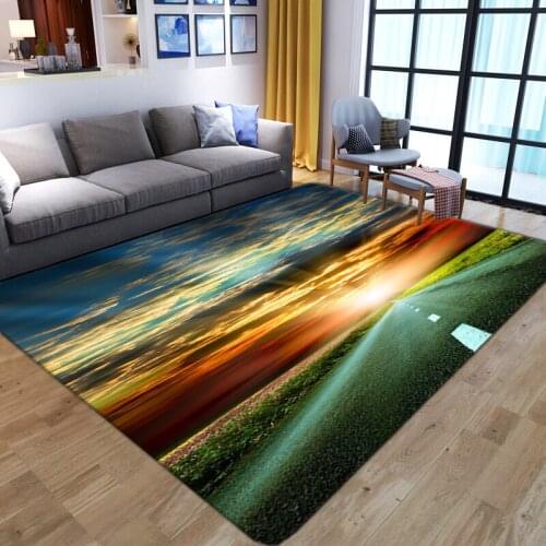 Living Room Home Carpet Kids Room Play Area Rugs 3D Children Bedroom Anti-Slip Large Carpets Flannel Family Decoration Floor Mat