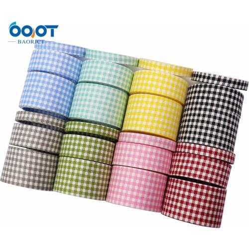 Double-Sided Geometric Lattice Cloth Ribbons 5 Yards M-21510-602 DIY Crafts Hairclip Apparel Accessories and Sewing Decorations