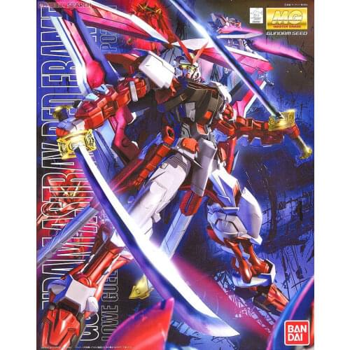 BANDAI GUNDAM MG 1/100 Gundam Astray RED FRAME Gundam model kids assembled Robot Anime action figure toys