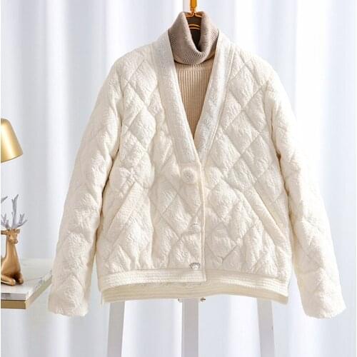 LOKEDIKE Women's Fashion Down Jackets