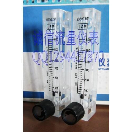 LZM-9T panel type air flow meter adjustable flowmeter 60-600L/h