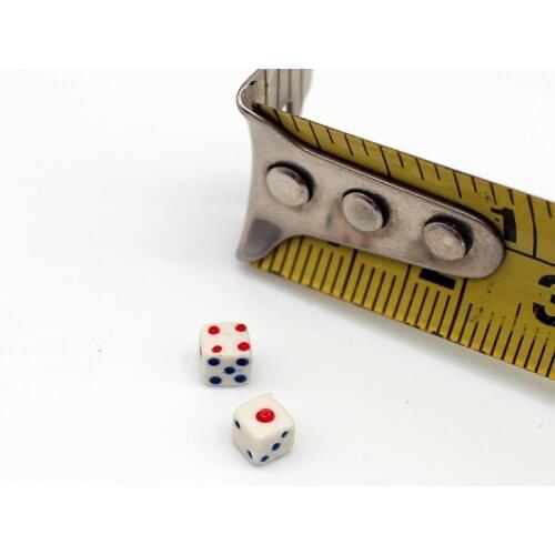 1/6 Scale 2pcs Dice Dices Models for 12''Figures Body Scene Accessories DIY