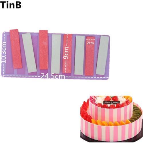 New 9cm rectangle Shaped 3D Silicone Mold Chocolate Mould Fondant Birthday Cake Decorating Tools Bakeware Sugarcraft Cake Tools