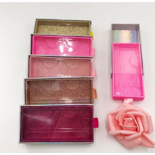 New Arrival Lash Box for Dramatic 25mm Mink False Eyelashes Custom Eyelash Packaging Box