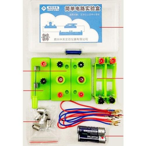 STEM Experiment Teaching Hands-on Ability Toy Kids Basic Circuit Electricity Learning Kit Physics Educational Toys For Children