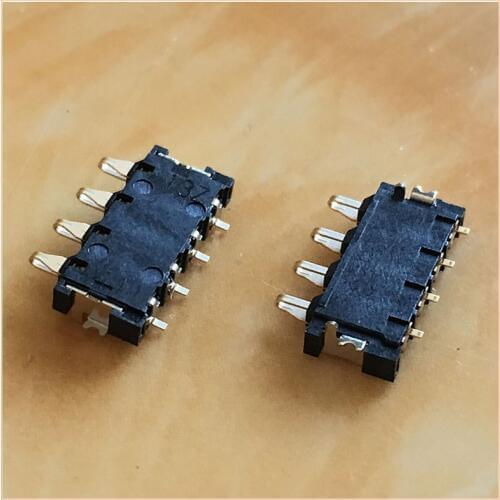 Original 5pcs Side joint type battery holder 4Pin ,battery connector, mobile phone battery Connector
