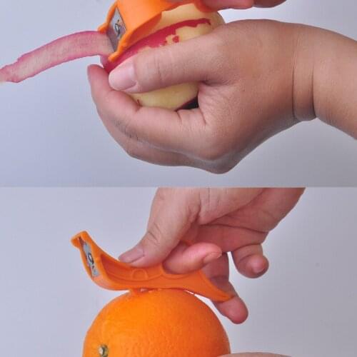 Fruit peeler stainless steel peeler multifunctional orange peeler kitchen gadget