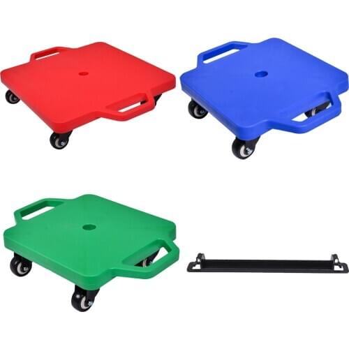 Adjustable Childrens Safety Plastic Scooter Board Handled Scooter Seat With Swivel Casters For Children Scooter Skateboard