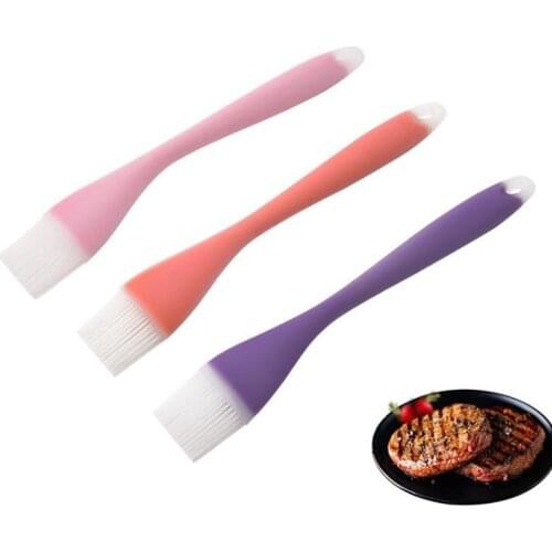 Silicone Basting Pastry Brush One semi transparent large brush Heatproof Baking Brush Oil Brush For Home Baking Tools
