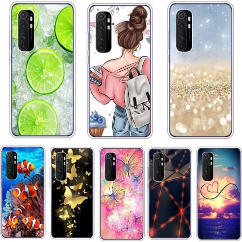 Silicone Case For Xiaomi Mi Note 10 lite Case Note10 Pro Silicone Back Cover Soft Phone Case For Xiaomi Note 10 lite Case Coque