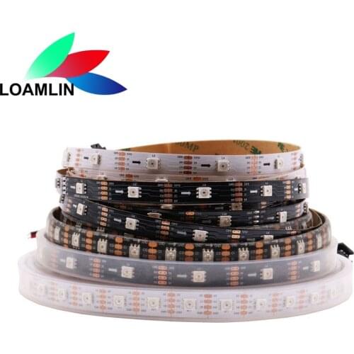 APA102 SK9822 Data And Clock Seperately Smart Led Pixel Strip 30/60/144Leds/Pixels/m IP30/IP65/IP67 DC5V