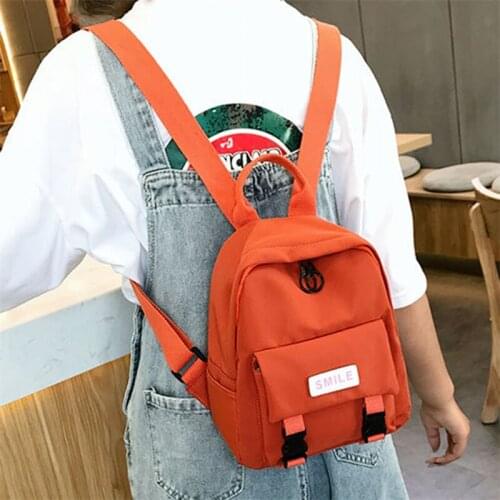 Oxford Backpack New Trend Women Backpack Wild Fashion Shoulder Bag Small Canvas Teen Girl School Bag Mochilas Female