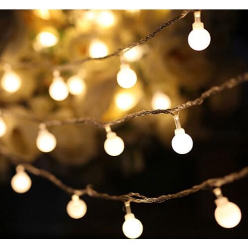 3M 20LED Cherry Balls LED String Lights Battery USB Fairy Lights Garland For Home Christmas 2021 Wedding Decor Outdoor Lighting