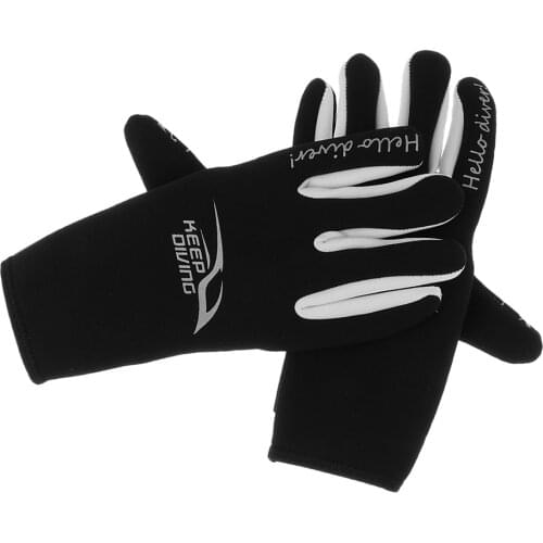1 Pair Printed 3mm Neoprene Non-slip Anti-Scratch Warm Adult Diving Gloves Scuba Snorkeling Wetsuits Gloves M/L/XL