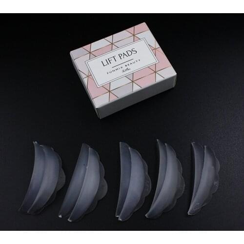 10pc/5Pair DIY Silicone Eyelash Perm Pad Rods Shield Lifting Recycling 3D Eyelash Growth Treatment Reuseable Wholesale TSLM1