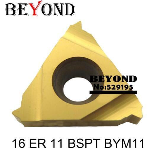 16 ER 11/14 BSPT BYM11,OYYU tungsten carbide turning threading insert BSPT yellow coationg