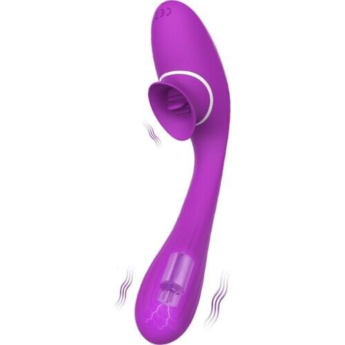 2 IN 1 Bendable Pussy Dildo Vibrators Toys for Adults Vagina Nipple Sucker Clit Stimulation Vibrators for Women Intimate Goods