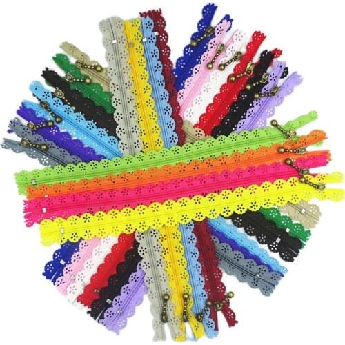 5/10pcs 50cm 20 inch DIY 3# nylon coil flower zipper for DIY sewing tailor handicraft bed bag (20 colors)